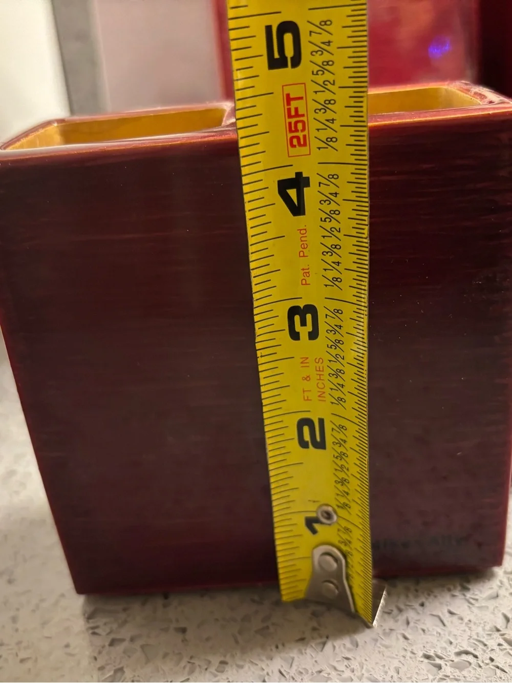 Mike + Ally Venetian Garnet 4-Piece Bathroom Accessories.